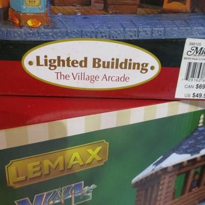 Lemax Lighted Buildings With Original Boxes