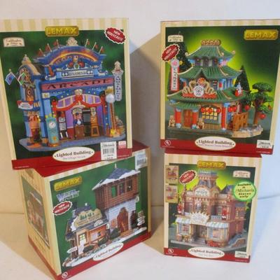 Lemax Lighted Buildings With Original Boxes