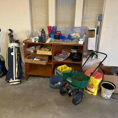 Lot 30: Garage Right Side Selection & Patio Items