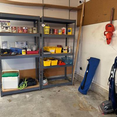 Lot 30: Garage Right Side Selection & Patio Items
