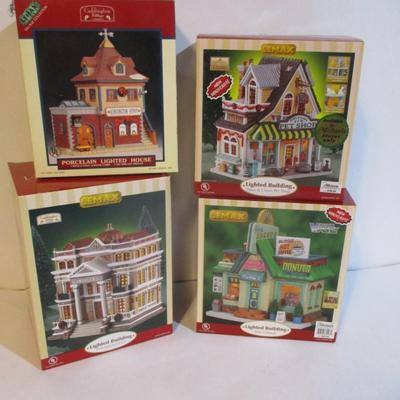 Lemax Lighted Buildings With Original Boxes
