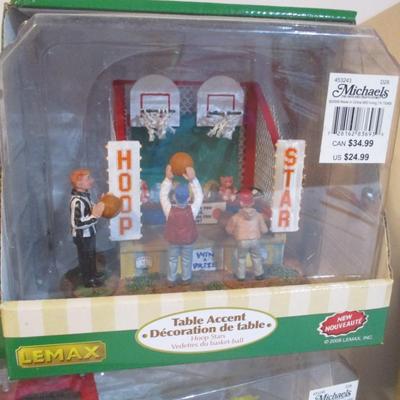 Lemax Table Accents & Village Collections With Original Boxes