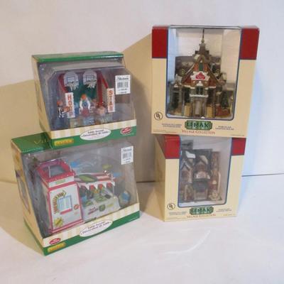 Lemax Table Accents & Village Collections With Original Boxes
