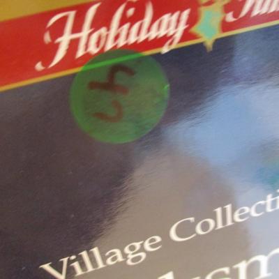 Holiday Time Porcelain Buildings With Original Boxes