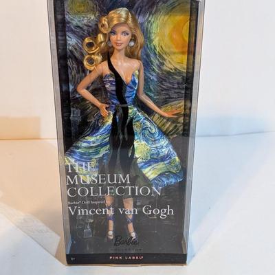 Vintage Rare Barbie The Museum Collection Inspired By Vincent van Gogh Mattel