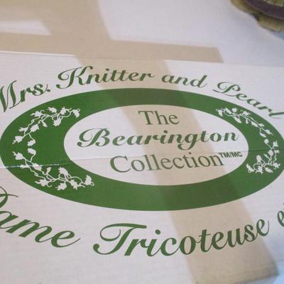 Bearington Bear Collection Autumn Harvester Mrs. Knitter & Pearl Betsy & Ross With Original Boxes