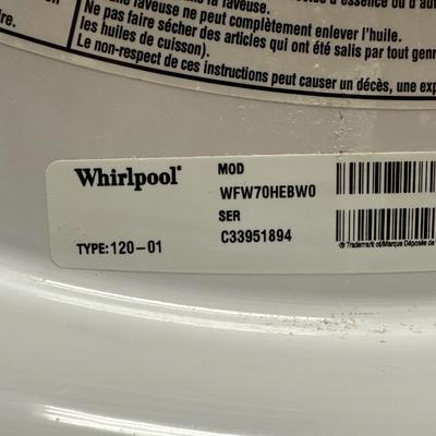 WHIRLPOOL DIGITAL WASHING MACHINE THAT COMMUNICATES TO THE DRY