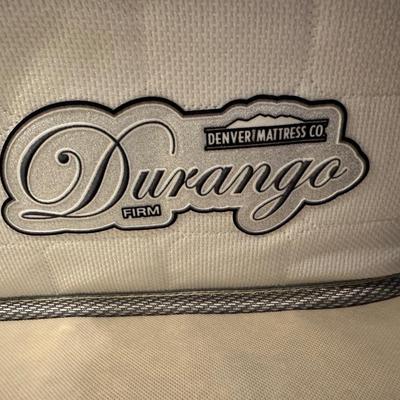 CLEAN, BEAUTIFUL KING SIZE BED W/DURANGO DENVER MATTRESS SET