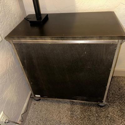 3 DRAWER NIGHT STAND WITH LAMP