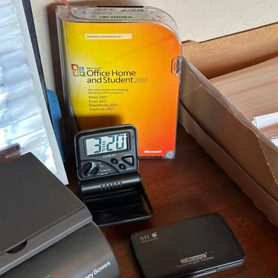 OFFICE SUPPLIES, POSTAGE SCALE, SOFTWARE AND MORE