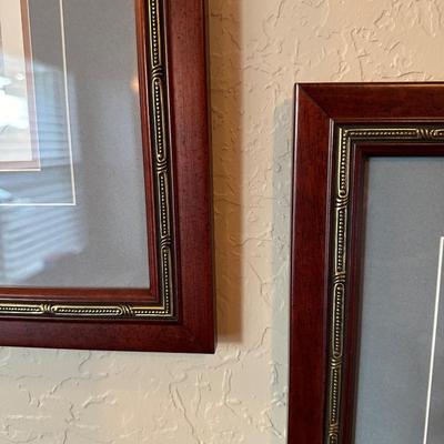 2 FRAMED PRINTS BY BEVERLY YOUNG