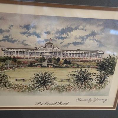 2 FRAMED PRINTS BY BEVERLY YOUNG