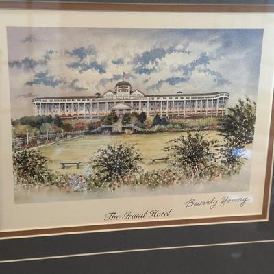 2 FRAMED PRINTS BY BEVERLY YOUNG