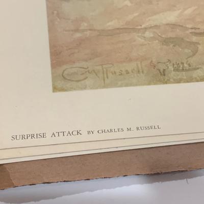 1958 Charles M. Russell Watercolors of the West Print Set