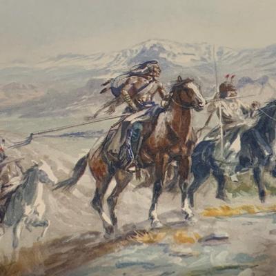 1958 Charles M. Russell Watercolors of the West Print Set