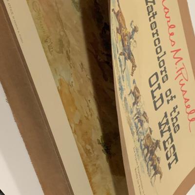 1958 Charles M. Russell Watercolors of the West Print Set