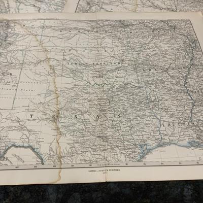 Authentic 1870s Maps of the West Indian Territory