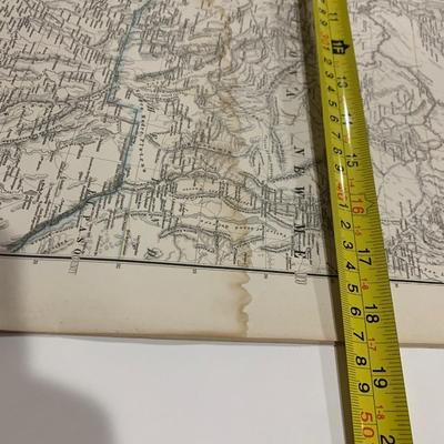Authentic 1870s Maps of the West Indian Territory