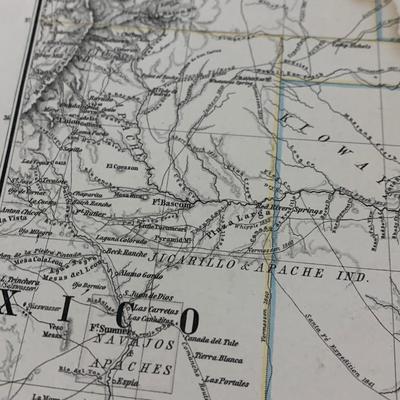 Authentic 1870s Maps of the West Indian Territory