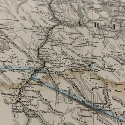 Authentic 1870s Maps of the West Indian Territory