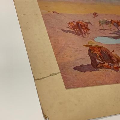 1909 Remingtons For Best Paintings Early Color Litho Folio