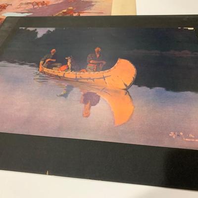 1909 Remingtons For Best Paintings Early Color Litho Folio