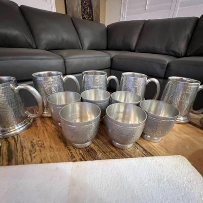 Wisna Pewter Mugs/Cups