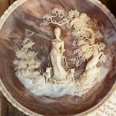 4 Gayle Bright Appleby Romantic Poets Collector Plates