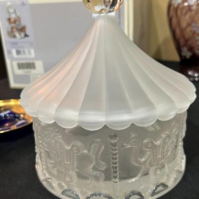 Goebel Circus Tent Carousel Candy DIsh