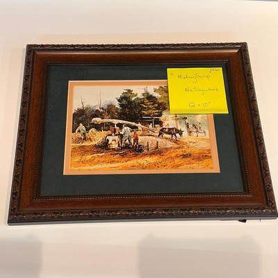 Making Syrup by Jack Deloney No signature 12x10”
