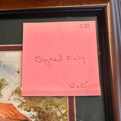 Jack Deloney signed only 12x10”