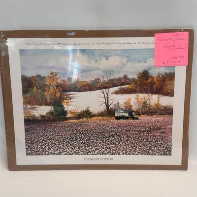 Piedmont Cotton by Jack Deloney 100/950 12.5x16.5 unframed
