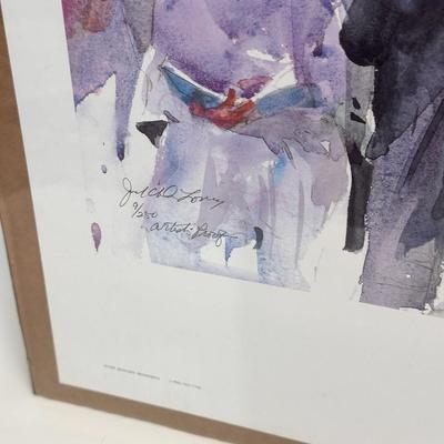 The Preacher by Jack Deloney 9/250 Artist’s Proof 16x14 unframed