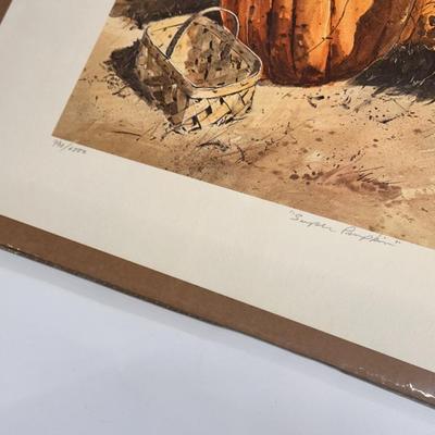 Super Pumpkin by Jack Deloney 990/1000 unframed 25x19