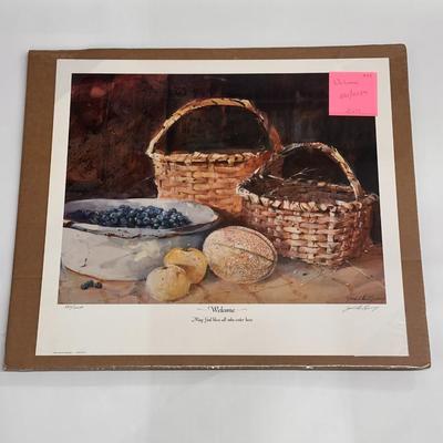 Welcome by Jack Deloney 550/2250 unframed 21x19