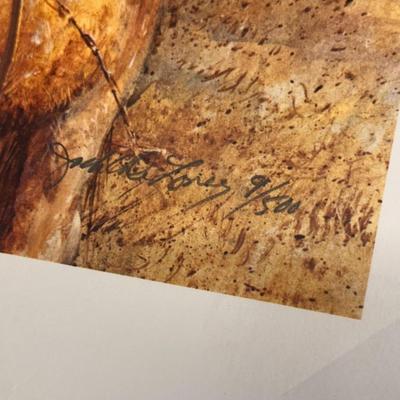 Hitchin’ Up by Jack Deloney 9/500 unframed 20x12.75