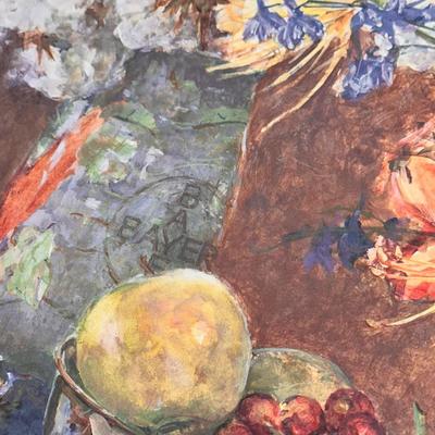 Bountiful Bouquet (Bayer) by Jack Deloney 3018/6000 unframed 31x23