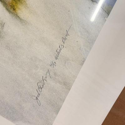 Words of Encouragement by Jack Deloney 9/1500 unframed 29.5x20.5