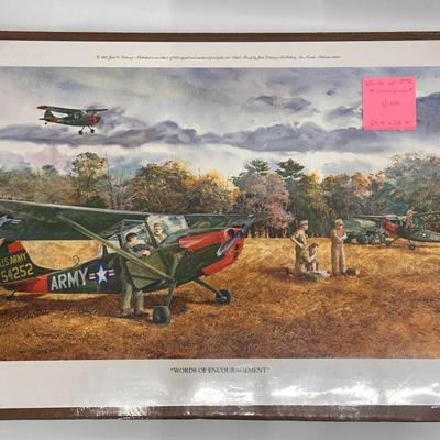 Words of Encouragement by Jack Deloney 9/1500 unframed 29.5x20.5