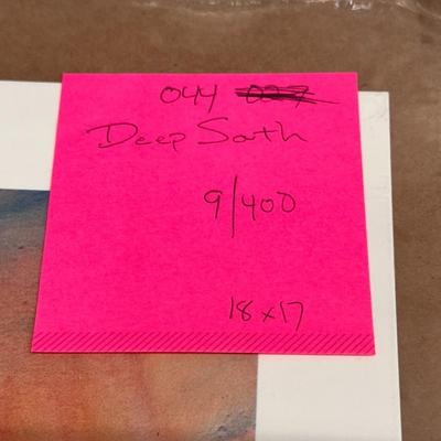 Deep South by Jack Deloney 9/400 unframed 18x17