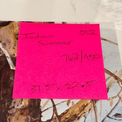 Indian Summer by Jack Deloney 762/950 unframed 31.5x22.5