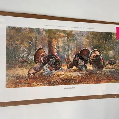 The Challenge by Jack Deloney 14/1250 unframed 33.5x17.5
