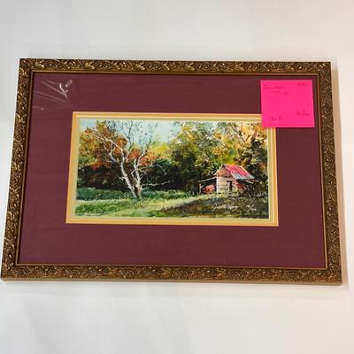 Grandpa’s Truck by Jack Deloney 12/100 framed 18x13