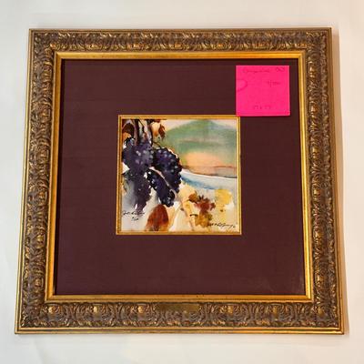 Grapevine by Jack Deloney 9/500 framed 17x17