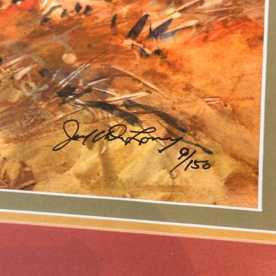 Nub’s Rooster by Jack Deloney 9/150 Framed 21x18