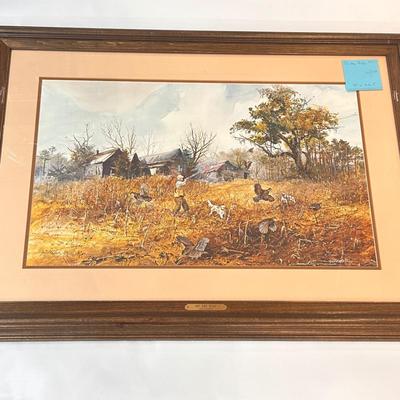 On the Rise by Jack Deloney 51/950 Framed 37x26.5