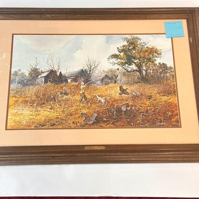 On the Rise by Jack Deloney 51/950 Framed 37x26.5