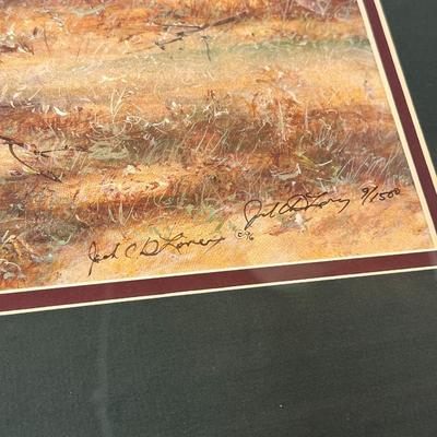 Dinner on the Grounds by Jack Deloney 9/1500 framed 36.5x30