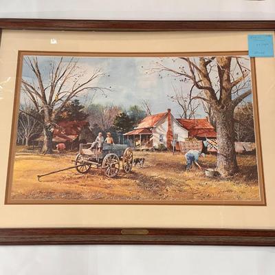 Indian Summer by Jack Deloney 51/950 framed 38x28