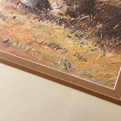 Indian Summer by Jack Deloney 51/950 framed 38x28